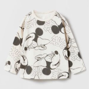 Zara Disney minor mouse baby girl shirt